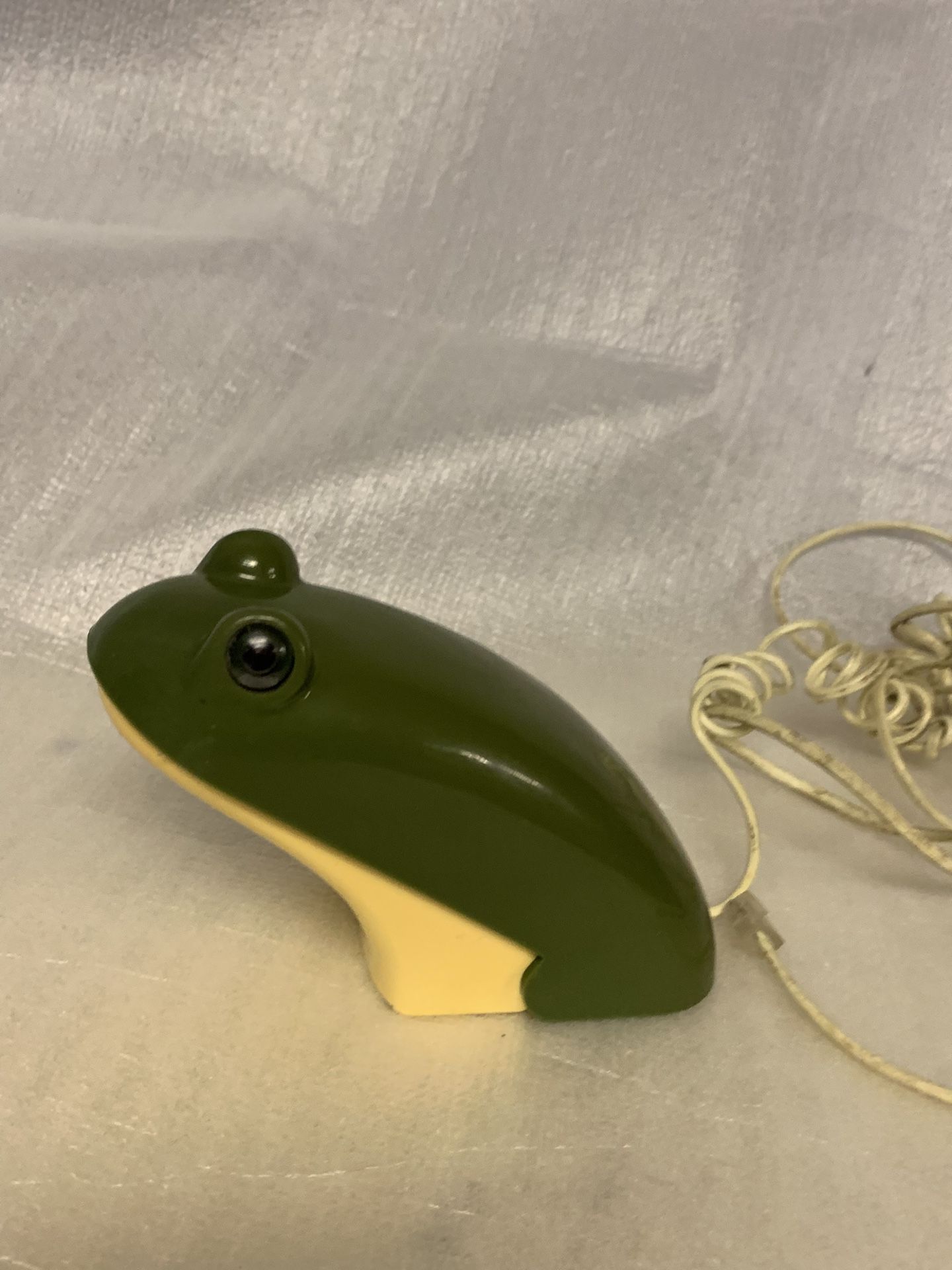 Vtg Novelty Green Frog 80’s Flip Phone Landline Crusader FF-518 David Craft