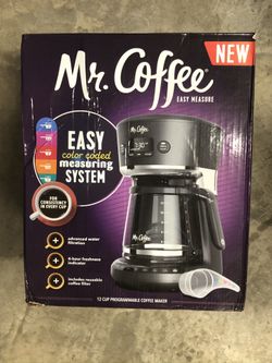 Mr. Coffee Easy Measure 12 Cup Programmable Coffee Maker