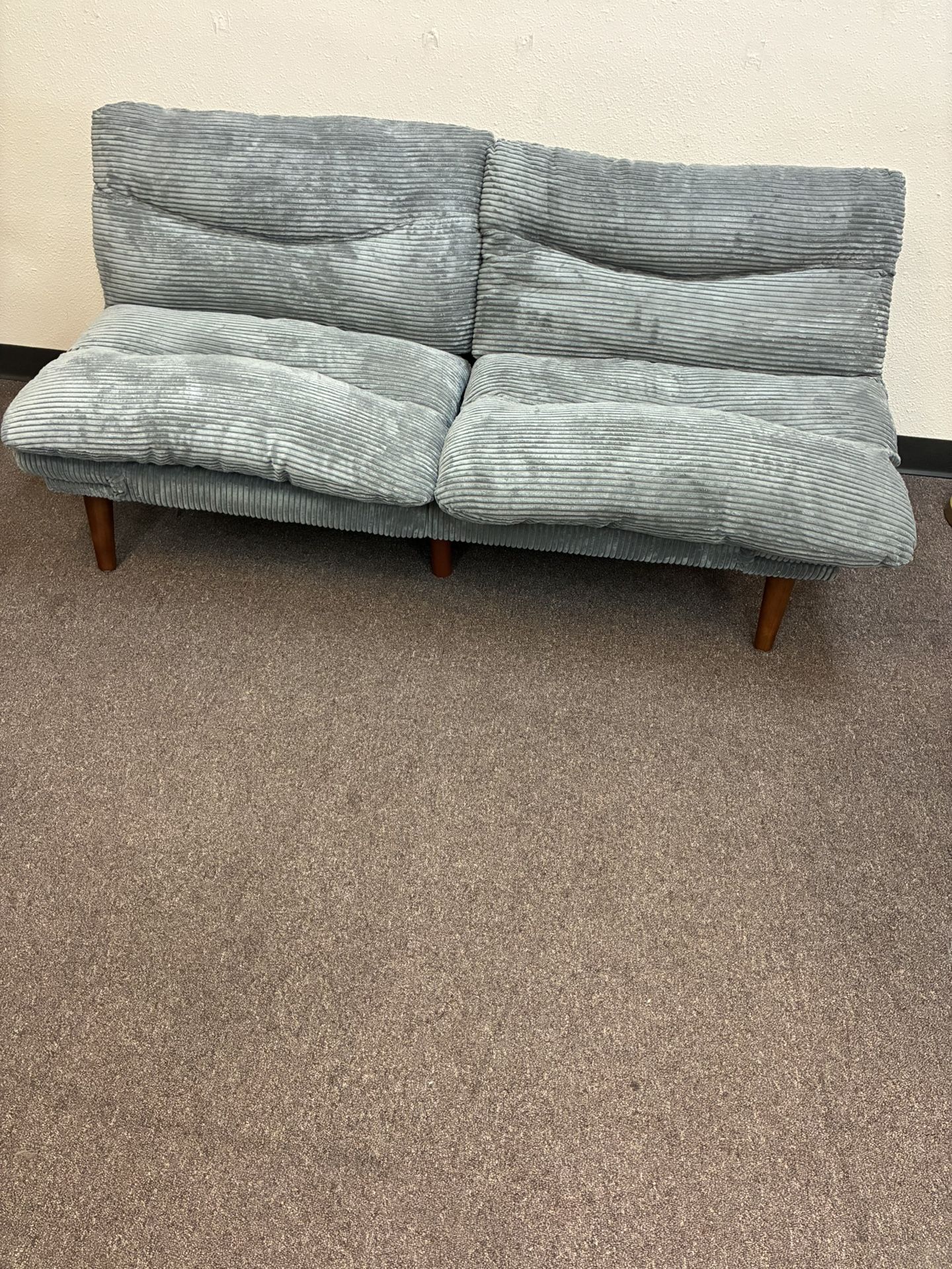 Gray Futon Sleeper Sofa 