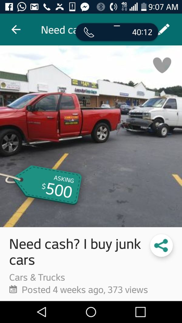 Need Quick Cash?! We buy Junk Cars!! for Sale in Atlanta Need Quick Cash?! We buy Junk Cars!! for Sale in Atlanta