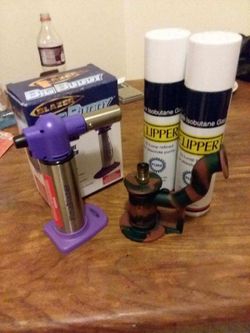 Torch with rig used a hand full of times obo