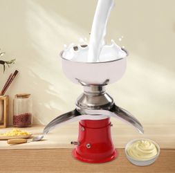 Electric Milk Cream Centrifugal Separator 5L 10500 RPM Stainless Steel