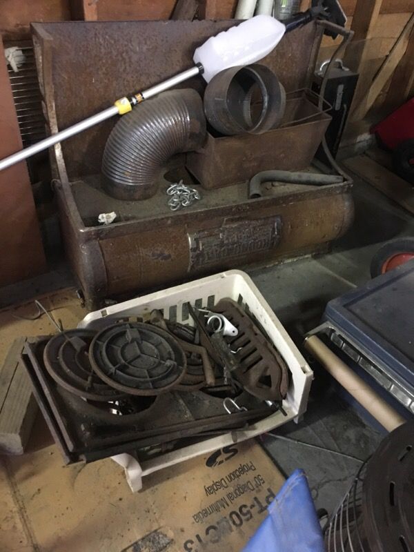 round oak stove parts