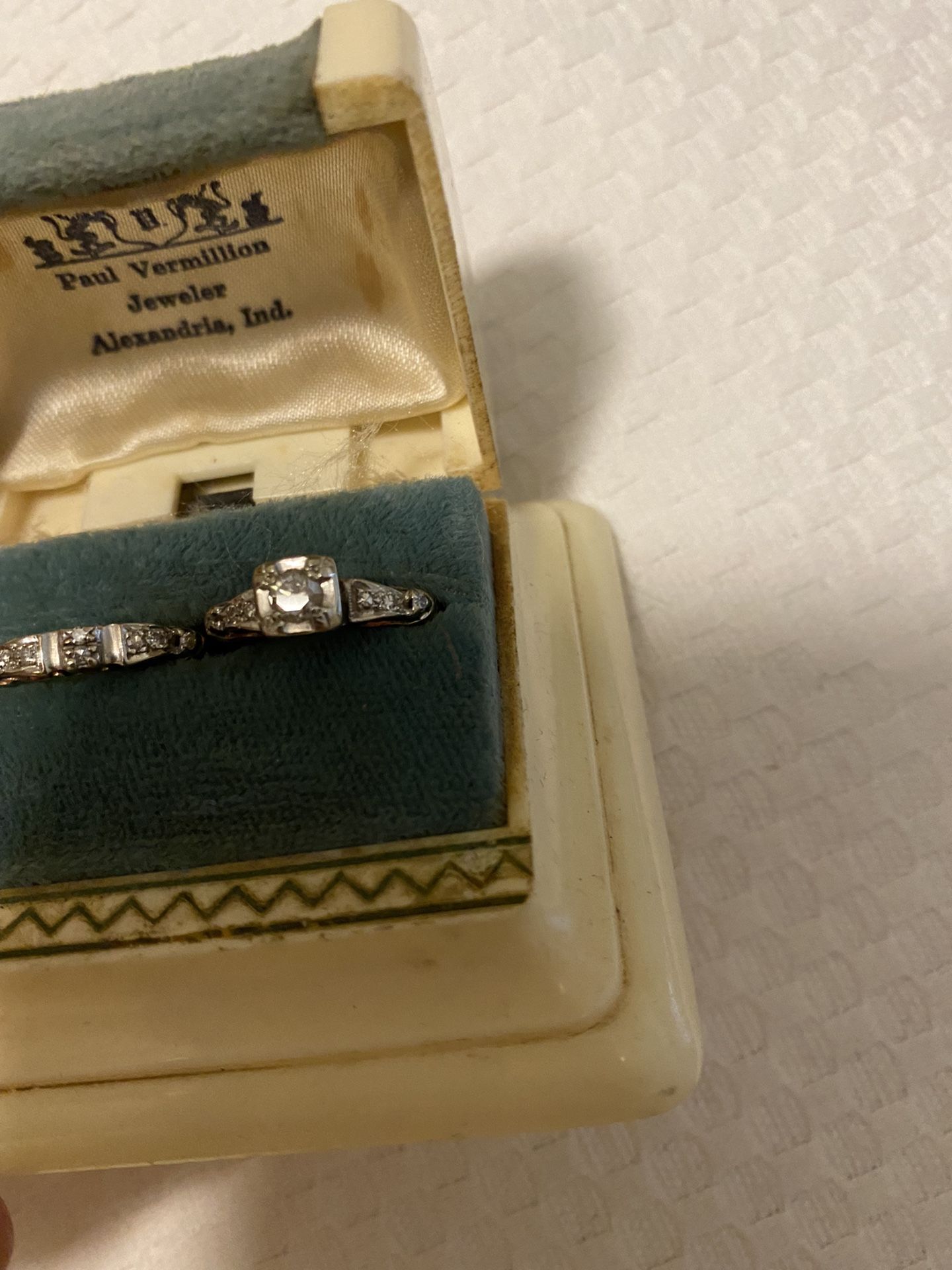 14k Gold Diamond Wedding Set