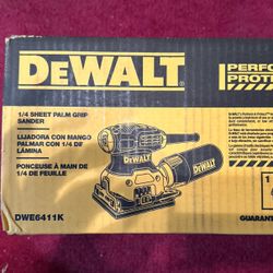 Dewalt Sander 1/4 Sheet Palm Sander 