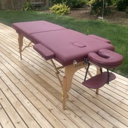 Massage table