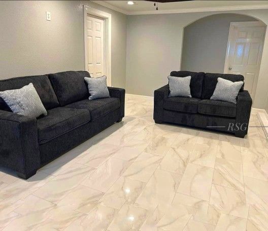 Color Options Living Room Furniture Sofa, Loveseat Set 🌟 Ask For Payment Plan