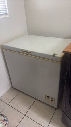 White Chest Freezer