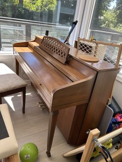 Upright Piano And Bench