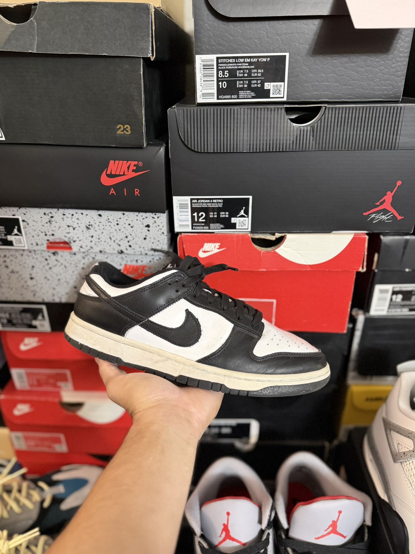 Nike Dunk Low Panda size 9.5 USED 