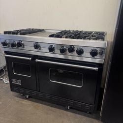 Viking 48” Black Gloss Gas Range Stove 