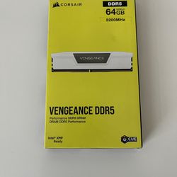 CORSAIR VENGEANCE DDR5 RAM 64 GB 2x32GB 5200MHz COMPUTER MENORY