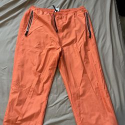 Orange track Pants