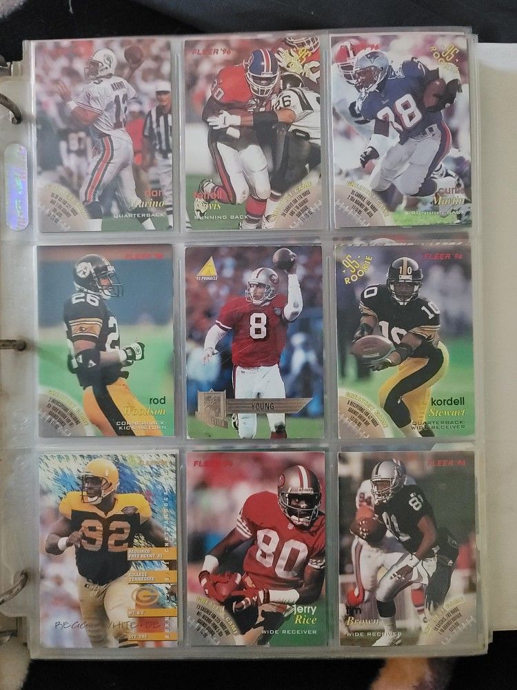 Football And Baseball Cards