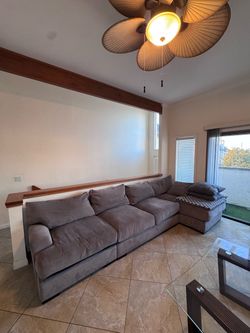 Lounge couch and coffee table