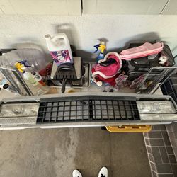 El Camino Header Panel Euro  Grill And Light Bezels 