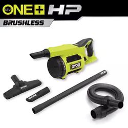 RYOBI ONE+ HP 18V Brushless Cordless Jobsite Hand Vacuum (Tool Only) 