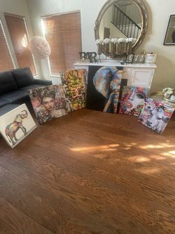 Modern Wall Art Canvas 6 Pieces