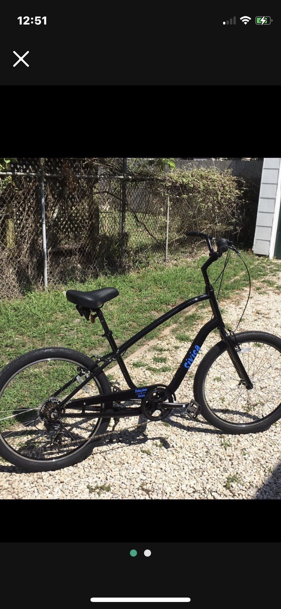 Schwinn, 26” Black. Civica