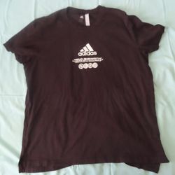 Adidas Mens Worldwide Basketball TShirt Black Size XL made in usa