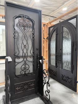 Front Door, Wrought Iron Door