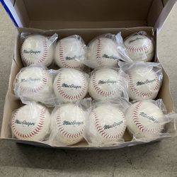 12 Pack, MacGregor #56 Official Tee Ball White