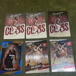 lot of 6 bam adebayo miami heat basketball rookie cards