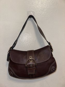 Brown Leather Coach Bag