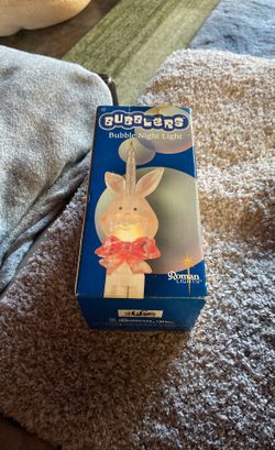 Beautiful Rabbit Night Light  Bubbler. Just In Time For Easter 