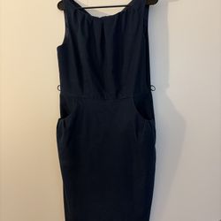 Nine West Navy Blue Sleeveless Dress-size 12