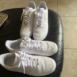 White Nike Air Force 1 