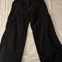 Old Navy-Wide Leg Full Length Camo Type Pants Small
