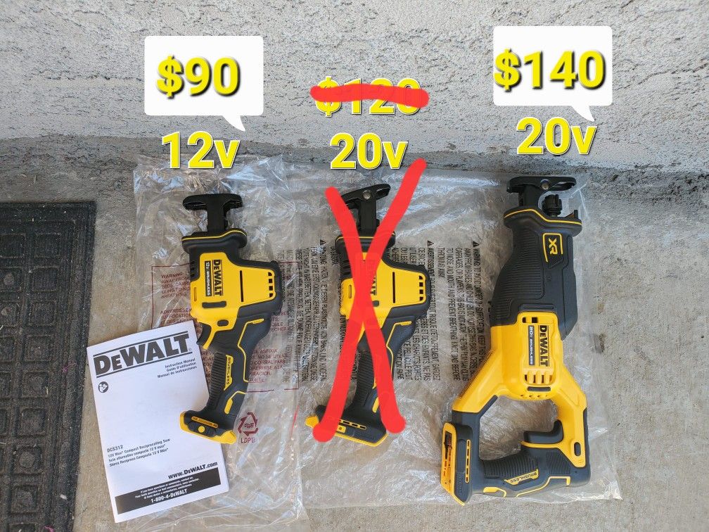 Dewalt Reciprocating Saw Brushless Xr 20v