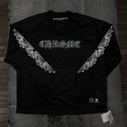 Chrome Hearts Black Jersey Long Sleeve 