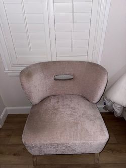 Modern Pink Accent Lounge Chair – $65 OBO