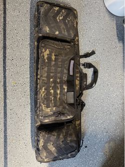 Multicam black double padded case