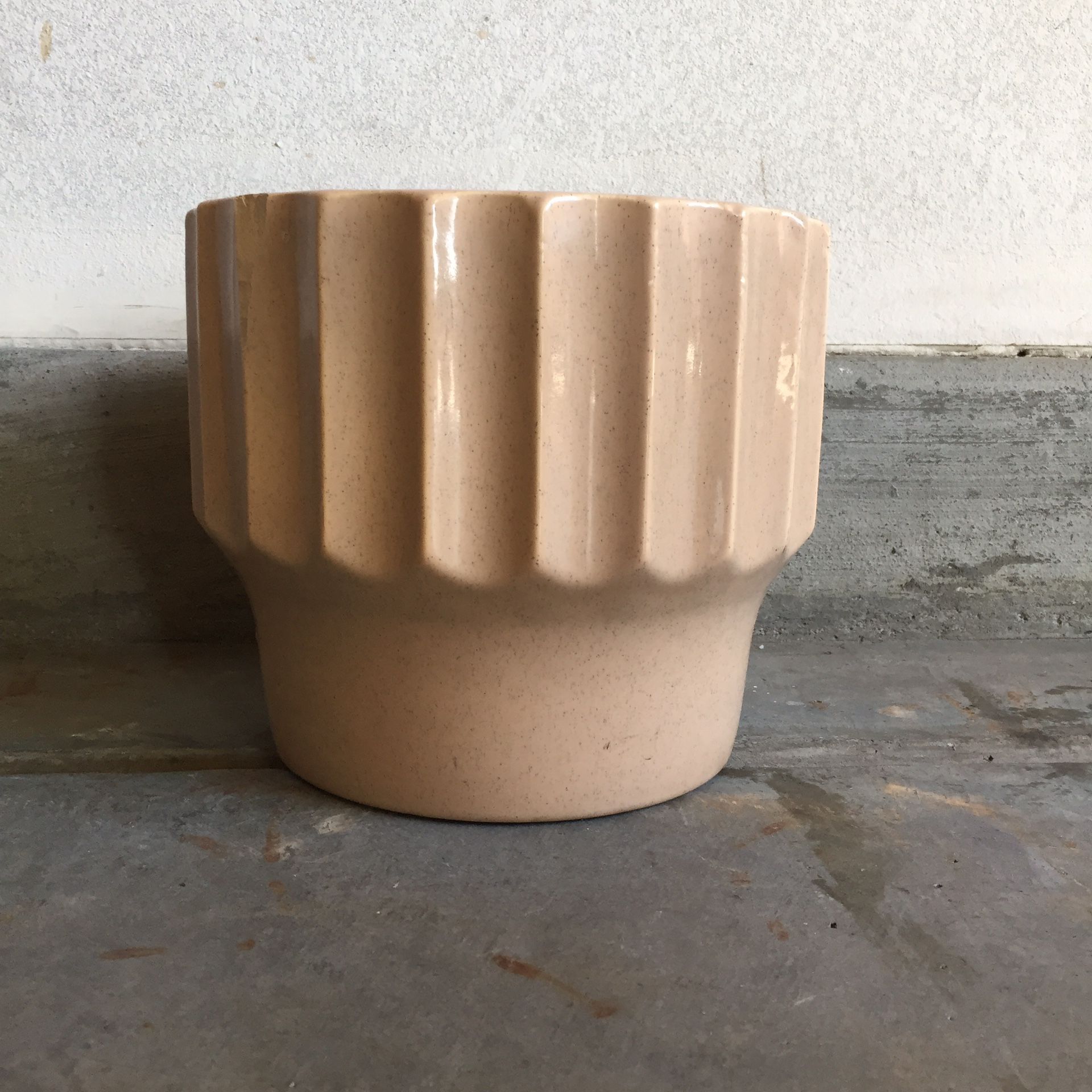 Vintage Bauer Biltmore Beige Planter Pot