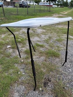 Used Golf Cart Roof / Hard Top Canopy with Black Support Struts