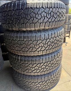 275/65/20 Goodyear 📍📍 Vendo un set de llantas con 80% de vida las 4 📍🌟