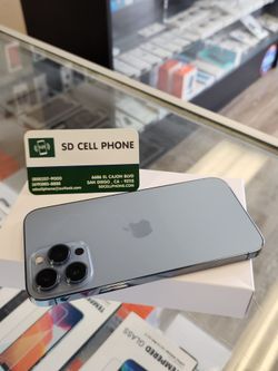 iPhone 13 Pro Max Blue 128 GB Unlocked For Any Carrier