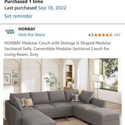Modular Sectional Sofa With Storage 