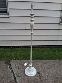 White resin lamp