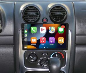 4G+64G Car Stereo For Jeep Liberty 2002-2007 With Wireless CarPlay And Android Auto, 10.1" Touchscreen Android 14 Double Din Car Radio Support Bluetoo