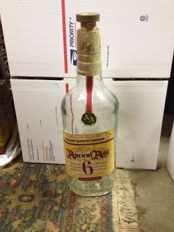 Vintage 1963 Ancient Age 1 Gallon Bourbon Bottle