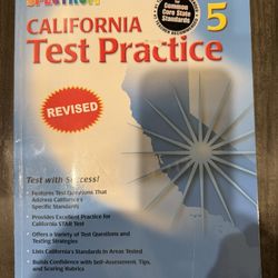 Spectrum California Test Practice Grade 5 (no Markings But First Chapter Missing) $12