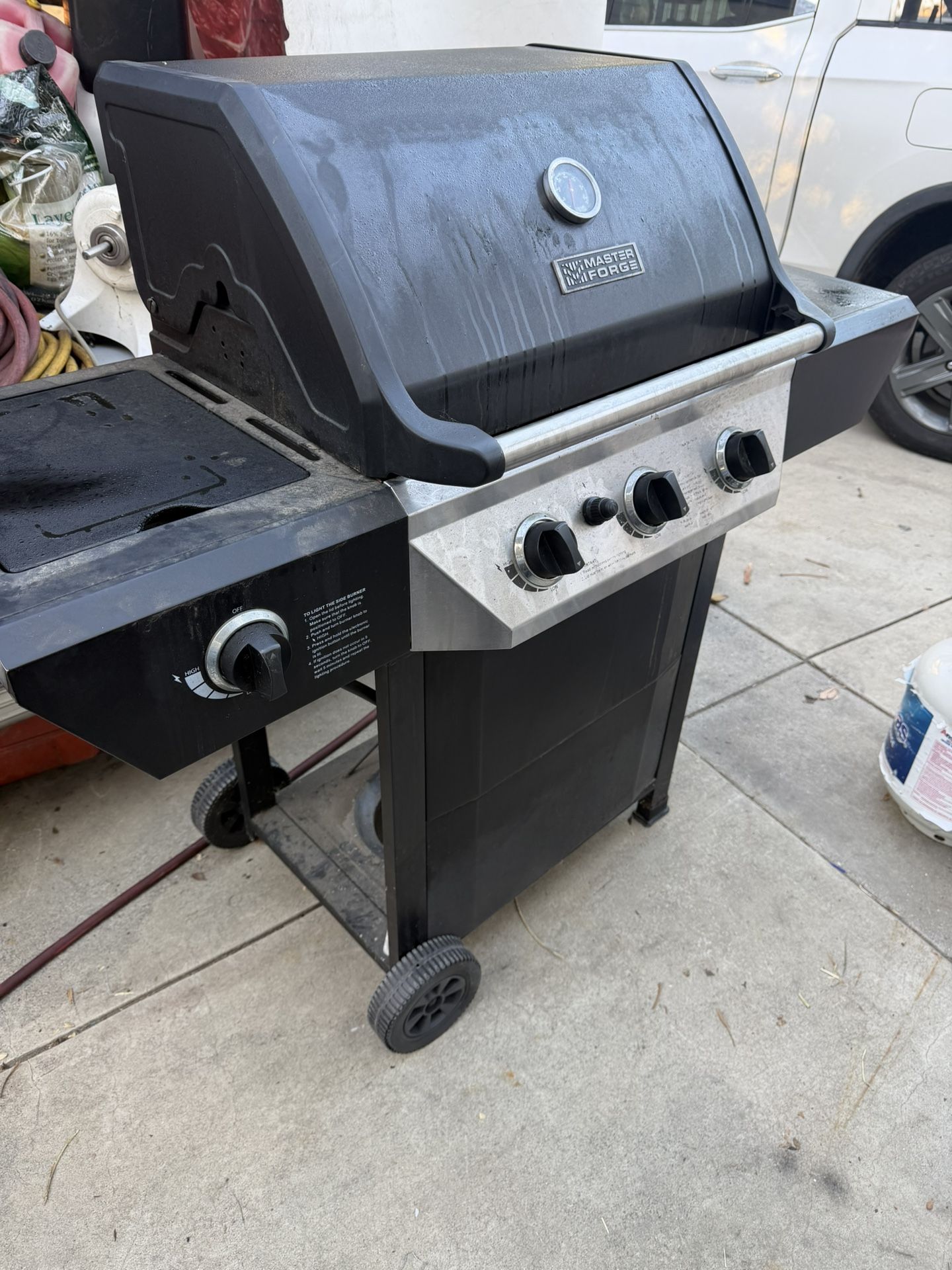 Medium Size Barbecue Grill Propane Tank Not Included