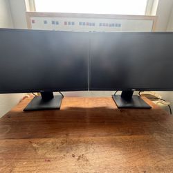 (2) Dell 2420H Monitors