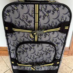 Pottery Barn Kids Luggage Piece “Lizards” - Like New