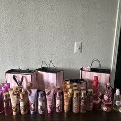 Victoria secret brand new mist,lotions,body oils and body scrubs
