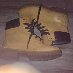 Worn Butter Timberland Boots